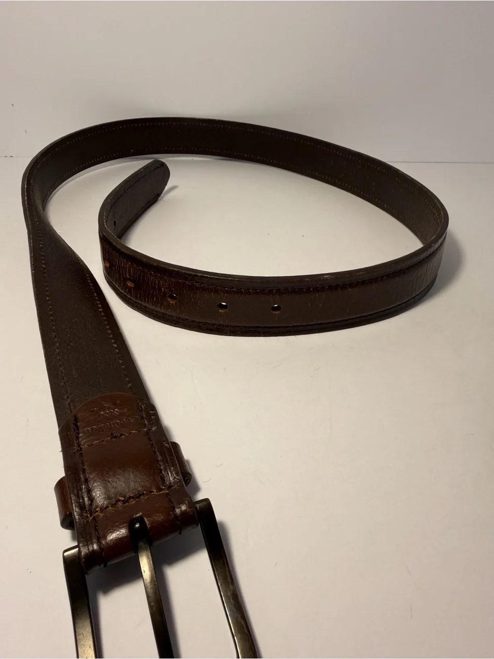 Goodfellow & Co Dark Brown Leather Dress Belt L